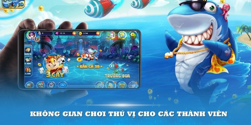 Sảnh game bắn cá MU88 đem đến không gian chơi thú vị cho các thành viên