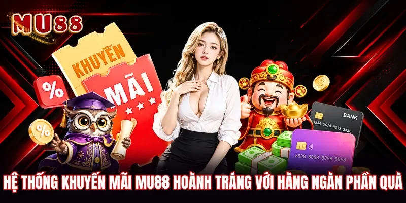 Hệ thống khuyến mãi MU88 hoành tráng với hàng ngàn phần quà
